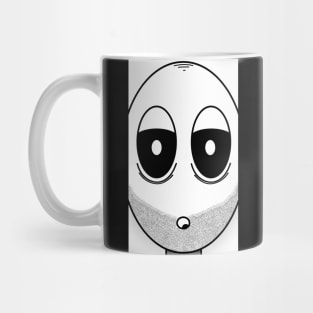 Sleepy depressed face Mug